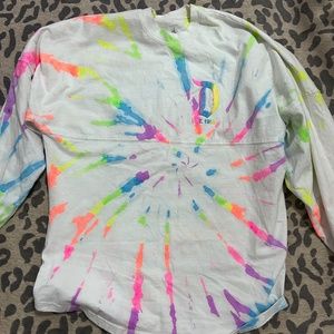 tie dye Disneyland spirit jersey